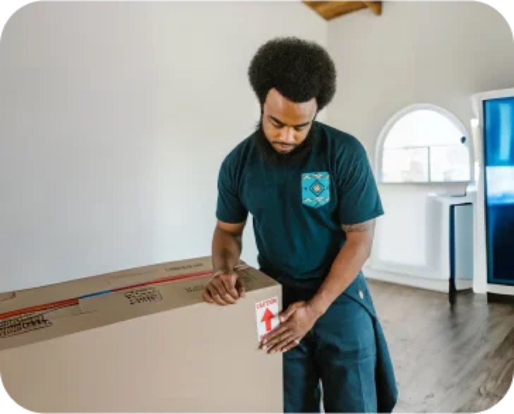 Déménageur Dodomove au travail